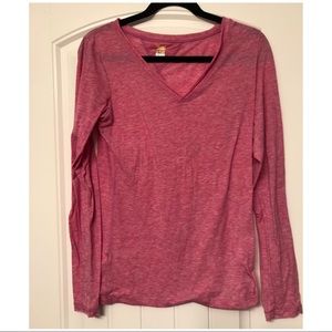 Lucy long sleeve pink tee
